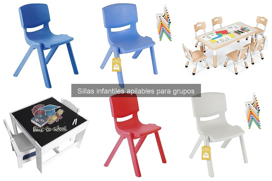 Todo sobre sillas infantiles apilables: características y beneficios