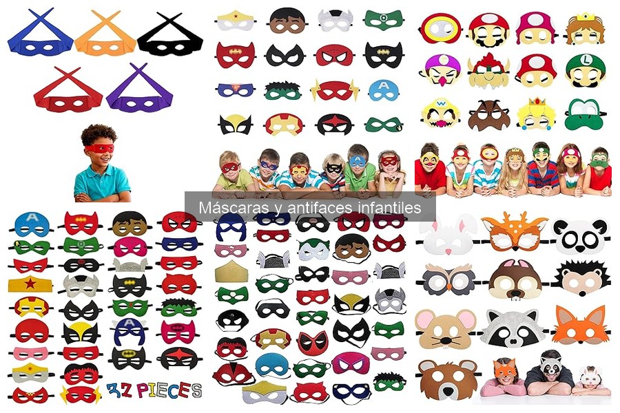 Tutorial para hacer máscaras infantiles DIY en casa