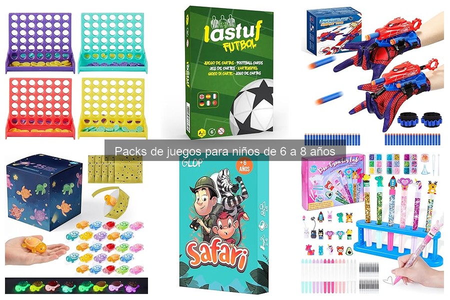 Usos Creativos de Packs de Juegos para Niños de 6 a 8 Años