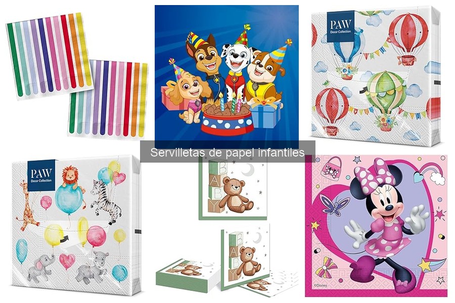 Usos creativos de servilletas de papel en fiestas infantiles