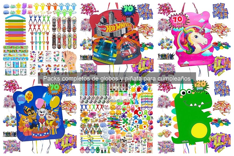 Ventajas de Comprar Pack de Globos y Piñata para Cumpleaños