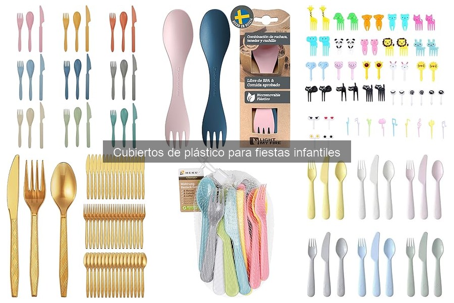 Ventajas de Cubiertos de Plástico para Fiestas Infantiles