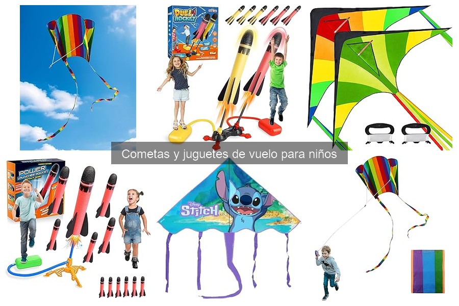 Ventajas de jugar con cometas y juguetes de vuelo para niños