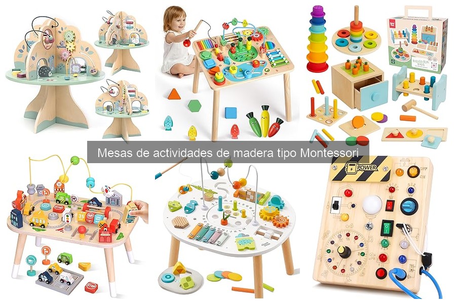 Ventajas de mesas de actividades Montessori para niños