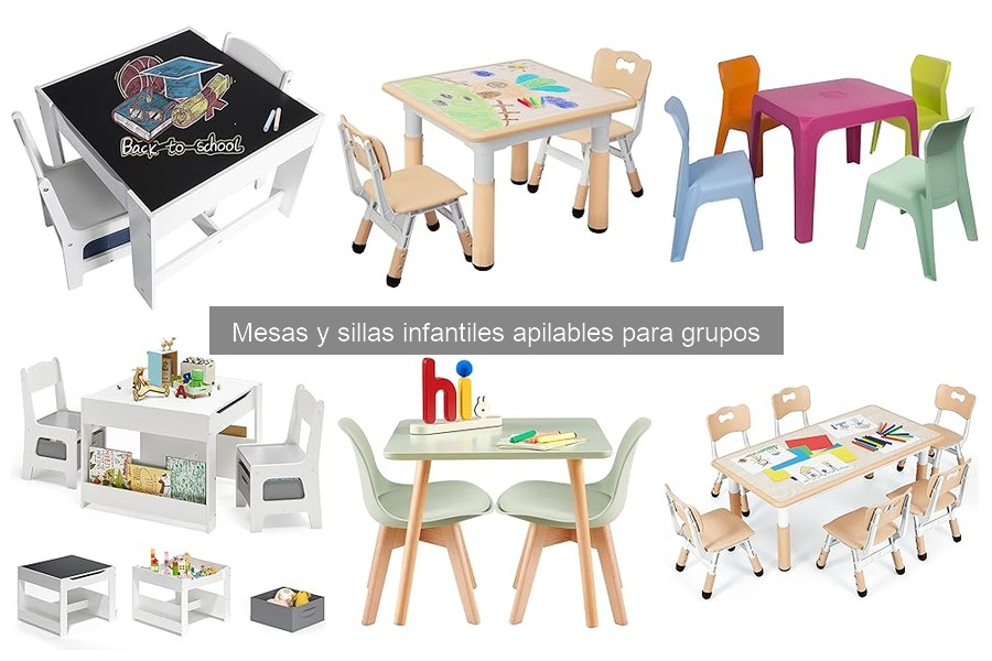Ventajas de Mesas y Sillas Apilables para Niños
