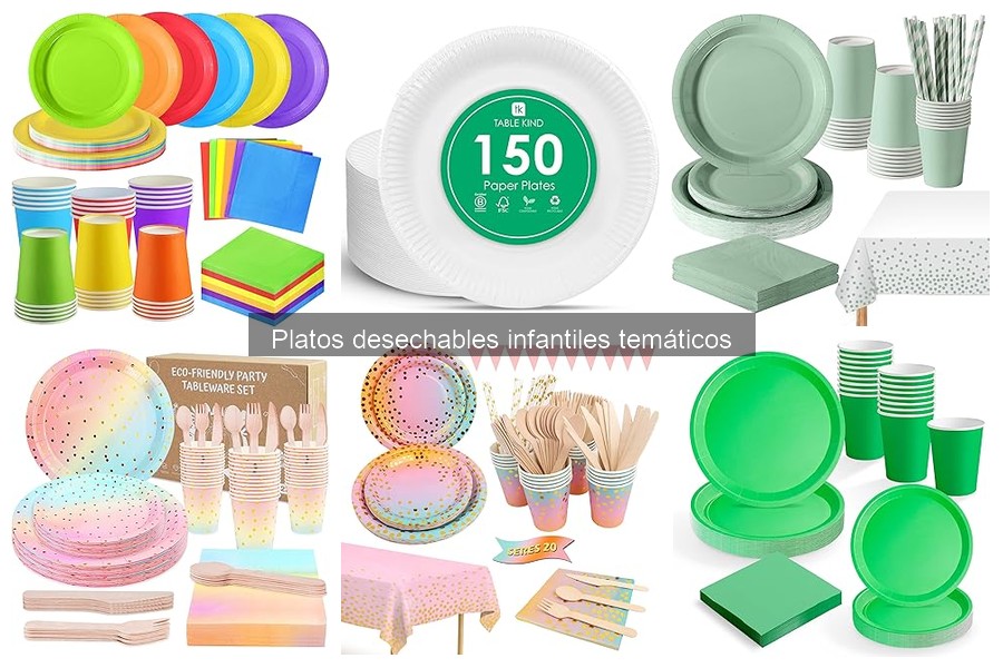 Ventajas de Platos Desechables Infantiles en Fiestas