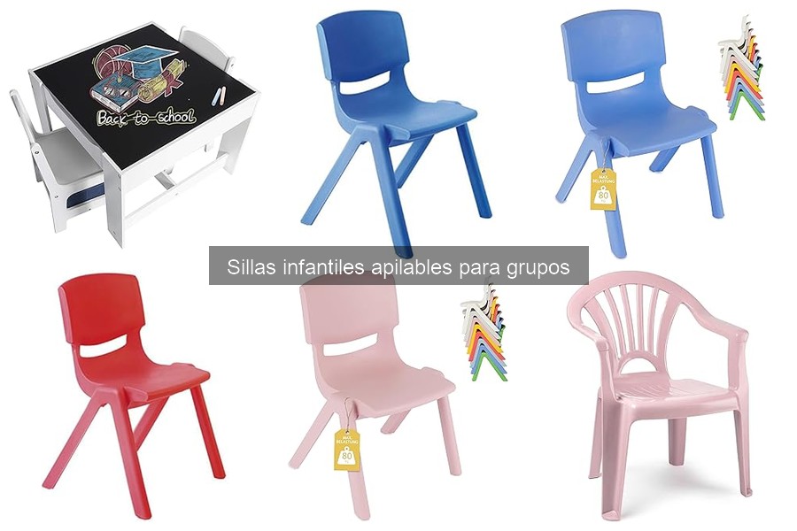 Ventajas de Sillas Infantiles Apilables para Grupos
