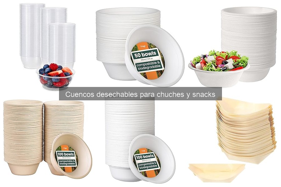 Ventajas de Usar Cuencos Desechables para Chuches y Snacks