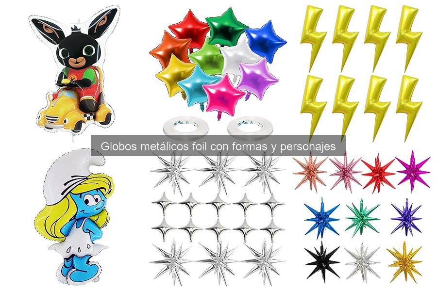Ventajas de Usar Globos Metálicos Foil en Fiestas Infantiles