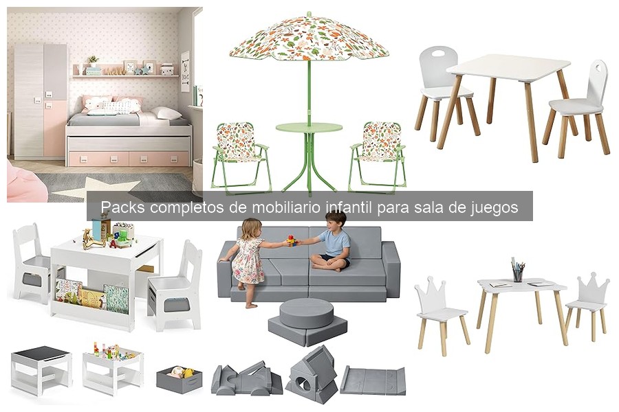 Ventajas de usar packs de mobiliario infantil en salas de juego