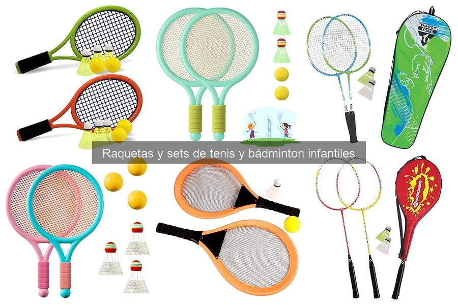 Ventajas del tenis y bádminton en el desarrollo infantil