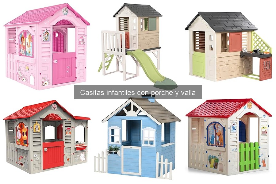 Ventajas y desventajas de casitas infantiles con porche y valla