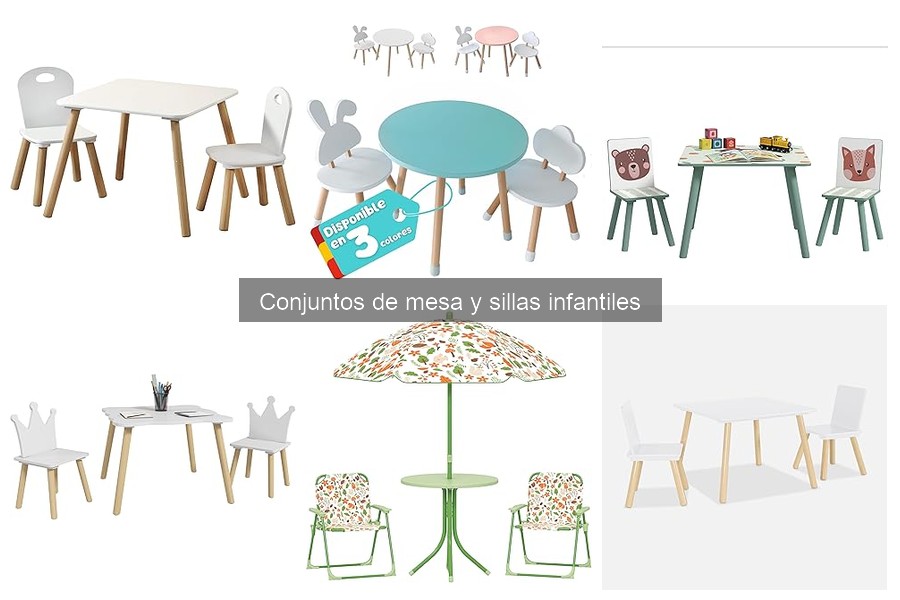 Ventajas y Desventajas de Conjuntos de Mesa y Sillas Infantiles
