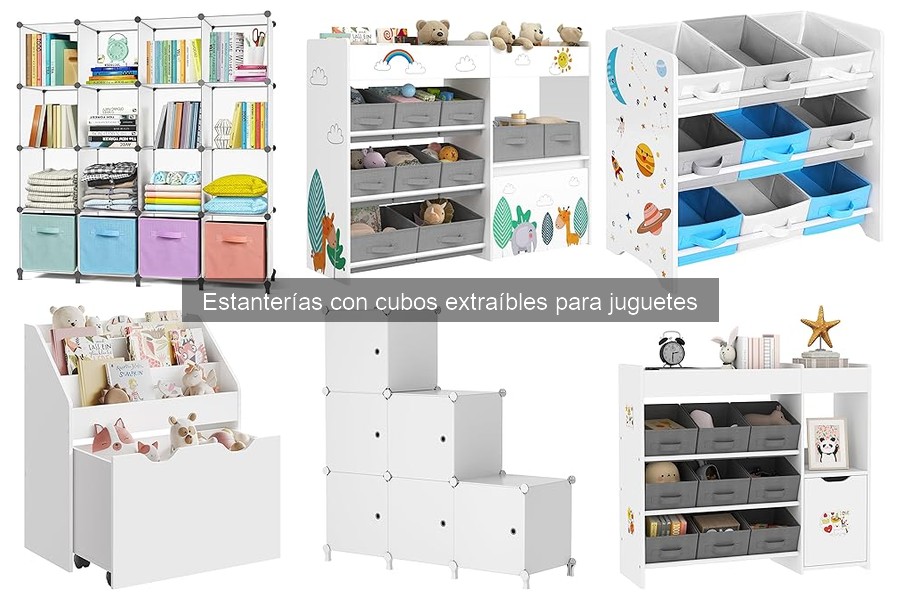 Ventajas y desventajas de estanterías con cubos extraíbles