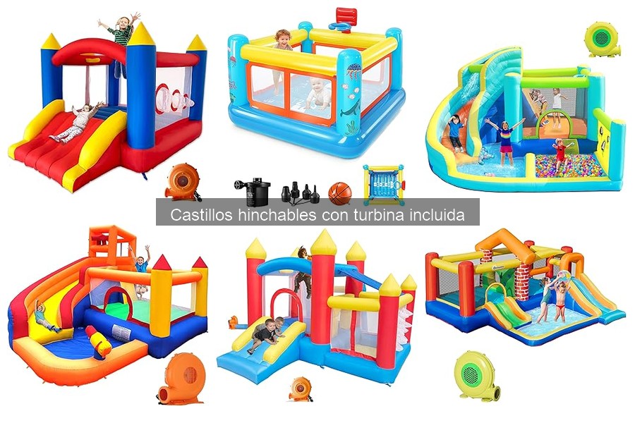 Ventajas y desventajas de los castillos hinchables con turbina
