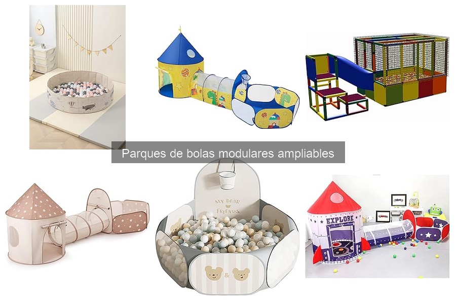 Ventajas y desventajas de los parques de bolas modulares
