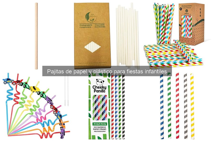 Ventajas y desventajas de pajitas de papel y plástico