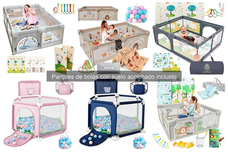 Ventajas y desventajas de parques de bolas con suelo acolchado